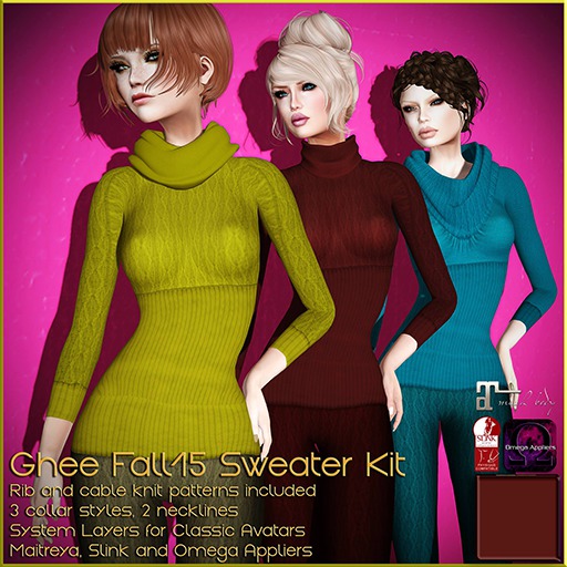 Ghee Fall15 Marsala Turtleneck Kit