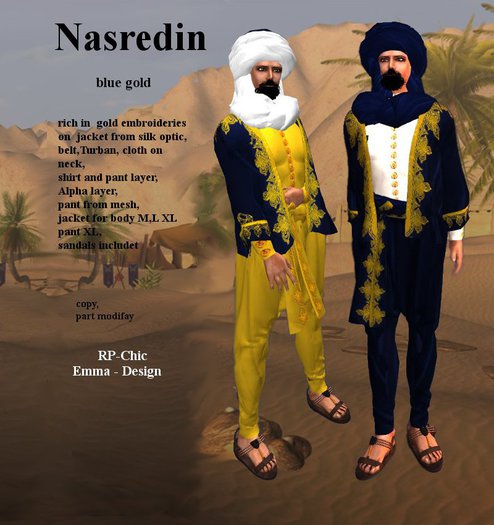 RP-Chic Nasredin gold blue