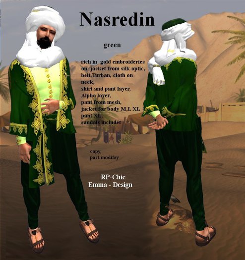 RP-Chic Nasredin green