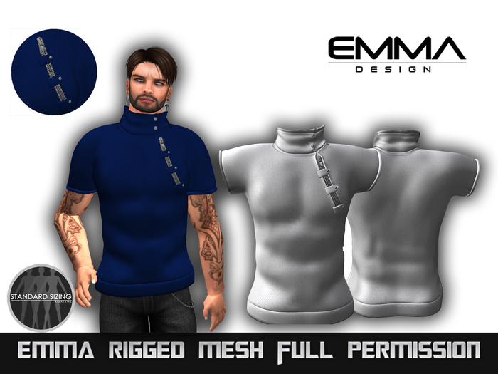 Emma Full Perm Rigged Mesh Logan T-Shirt
