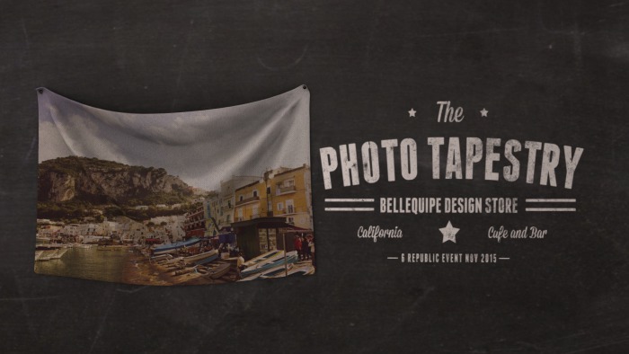 {BE} Photo Tapestry*Capri*