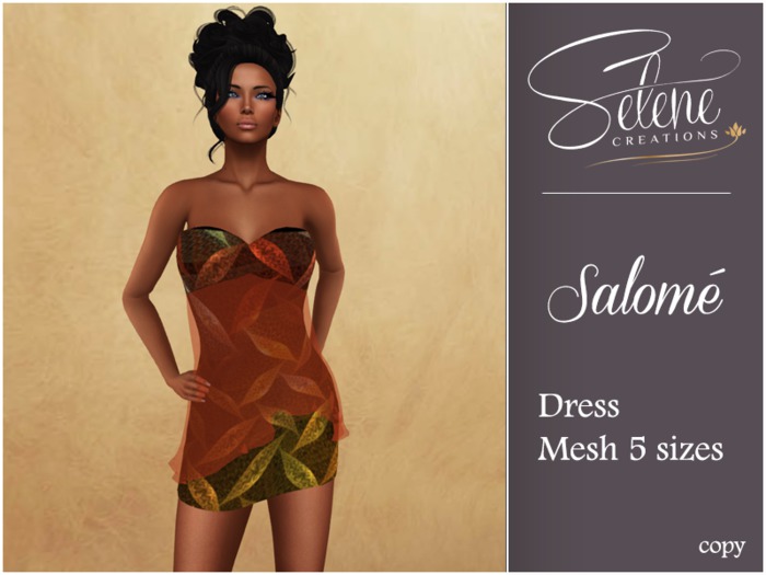 [Selene Creations] Dress Salome Rouille