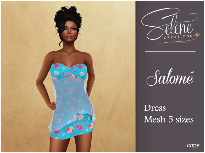 [Selene Creations] Dress Salome Blue