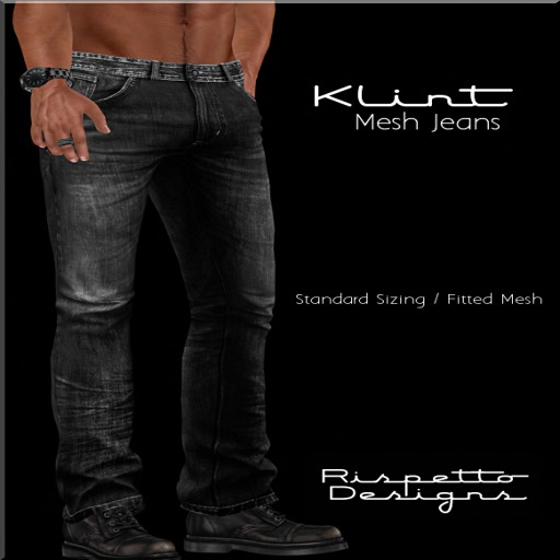 Rispetto Designs - Klint MESH Jeans - Charcoal