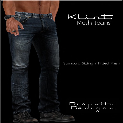 Rispetto Designs - Klint MESH Jeans - Ocean Blue