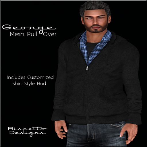 Rispetto Designs - George Mesh Pullover - Black