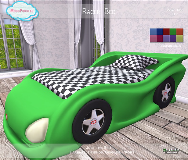 MuddPuddles: Racer Bed