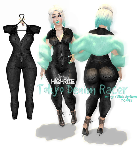 !(HR 3.0)! Tokyo Denim Racer (Black)