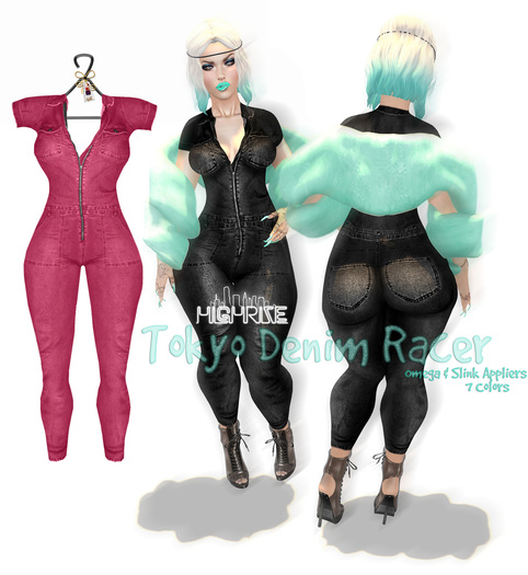 !(HR 3.0)! Tokyo Denim Racer (Pink)