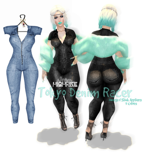 !(HR 3.0)! Tokyo Denim Racer (LightBlue)
