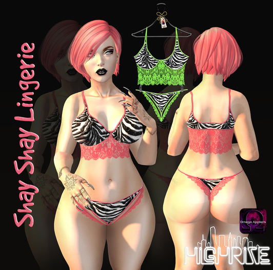 !(HR 3.0)! Shay Shay Lingerie (Lime)