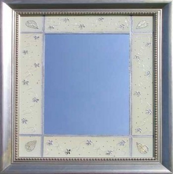 Slideshow frame floral-white
