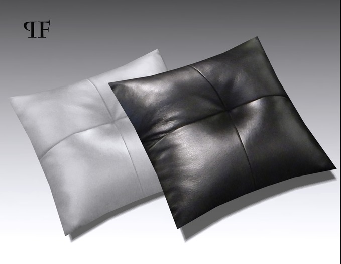 Lether Pillow 001