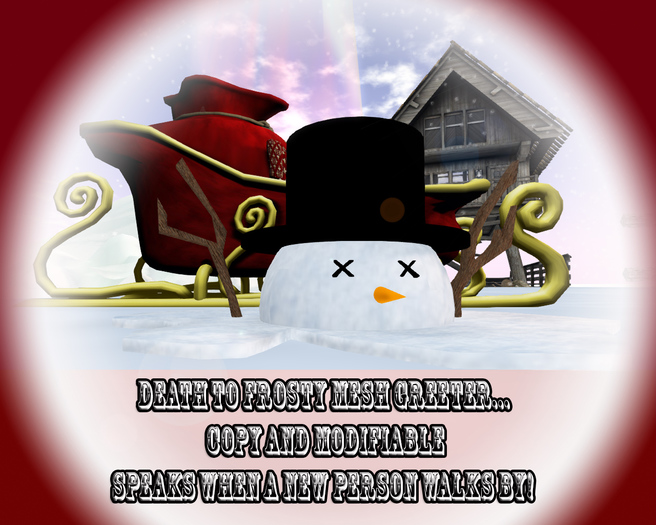 S&B Death to Frosty Greeter