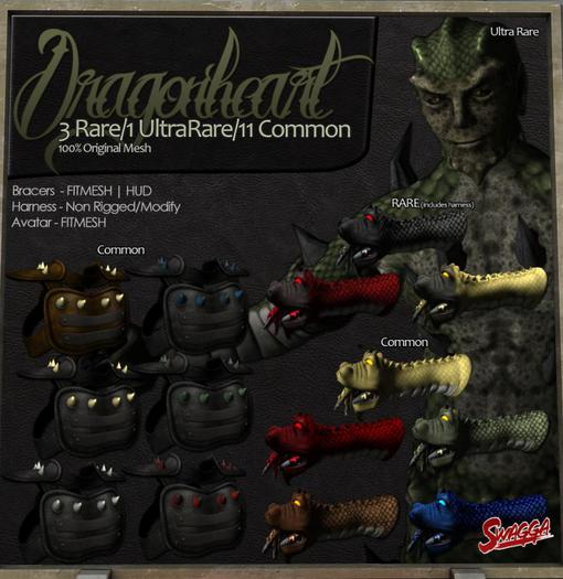 [SWaGGa] DHeart : Harness Blu/Blk