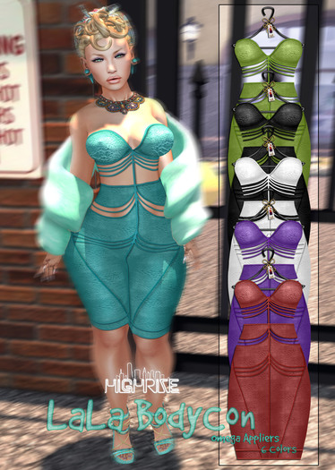 !(HR 3.0)! Lala BodyCon (Turq)