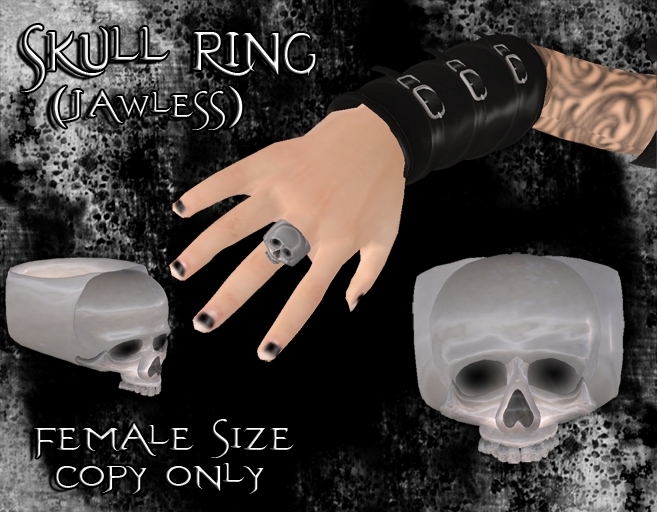 SiniStyle Skull Ring (Jawless) - F