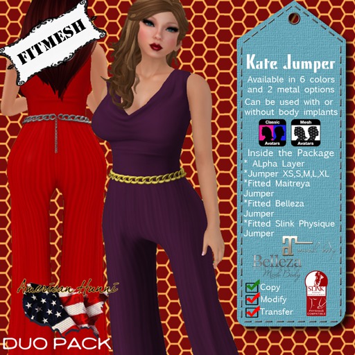 .::AH::. Kate Reds FITMESH, MAITREYA, SLINK & BELLEZA
