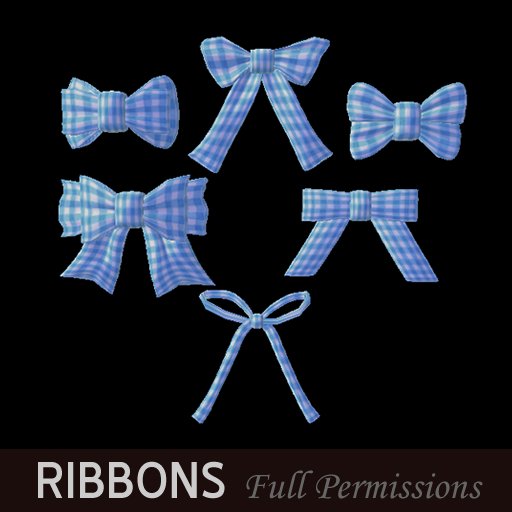 Ribbons, bows, bowties (full permissions)