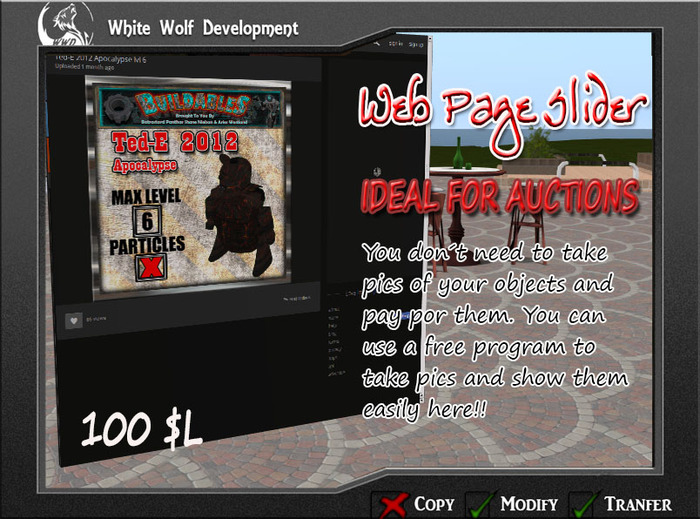 Web Page Slider