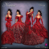 SAS - Novice Berry Red Gown (Omega + Mesh)