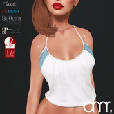 [DR] Tank top white/blue ::Mesh::