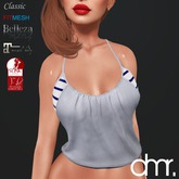 [DR] Tank top Grey/ Striped ::mesh::