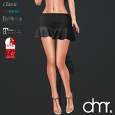[DR] Mini Skirt Black GO ::Mesh::