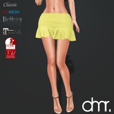 [DR] Mini Skirt Yellow GO ::Mesh::