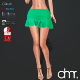 [DR] Mini Skirt Green GO ::Mesh::