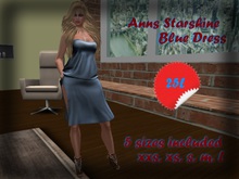 Anns Starshine Dress Blue