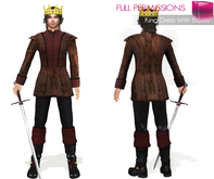 Full Perm Classig Rig Medieval Fantasy King Prince Nobleman Outfit for Classic Avatars