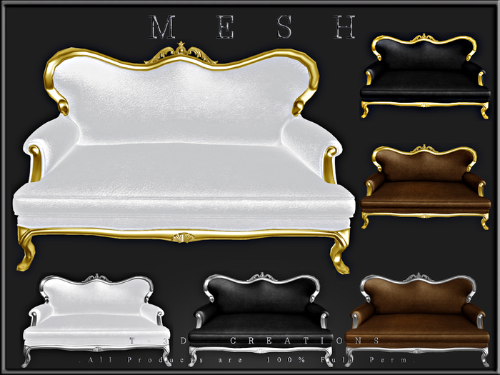 T-3D Creations [ ROCOCO 03 ]  Regular MESH - Full Perm -