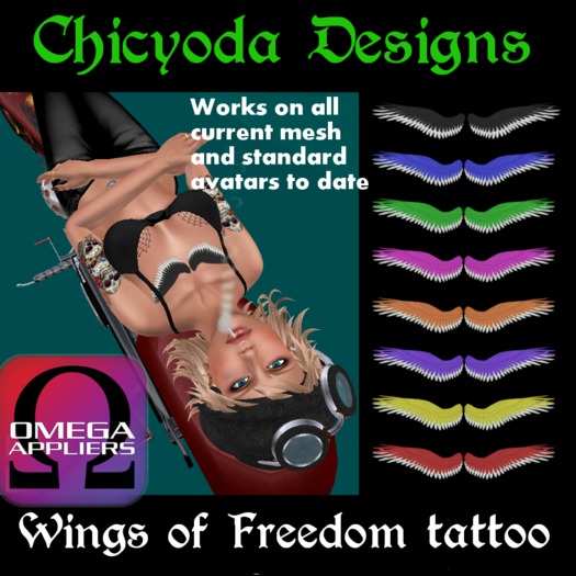 WINGS OF FREEDOM TATTOO V 2.0