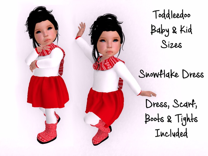 [Little Deer] Snowflake Dress