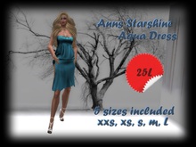 Anns Starshine Dress Aqua
