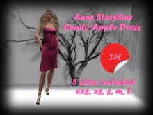 Anns Starshine Dress Candy Apple