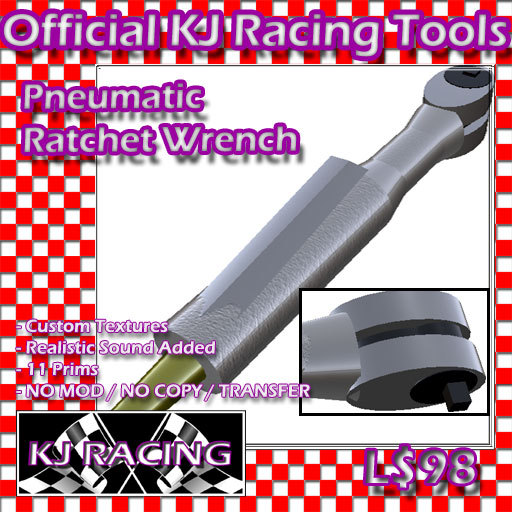 !! KJ Garage Pneumatic Ratchet Wrench Boxed