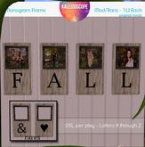 Kaleidoscope - Letter B Monogram Portrait Frame