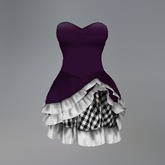 Purple Gothic Gingham Mesh Dress box