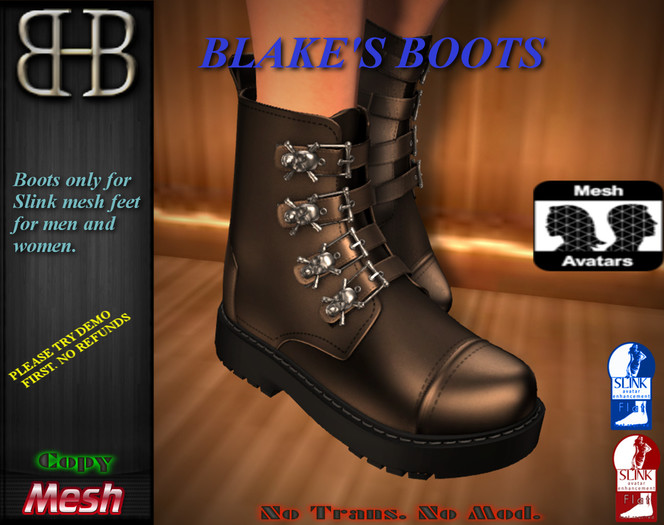 !!BHB!! BLAKE'S MEN AND WOMENS BROWN FITMESH BOOTS