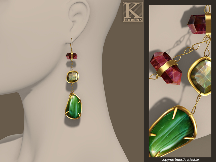 (Kunglers) Iracy earrings - Citrine
