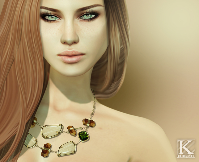 (Kunglers) Iracy necklace - Sand