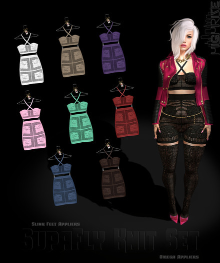 !(HR 3.0)! SupaFly Knit Set (Purple)