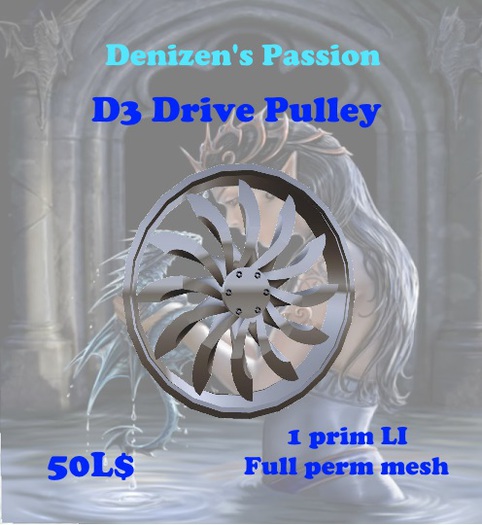Knife Blade Belt Drive Pulley