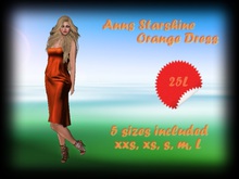 Anns Starshine Dress Orange