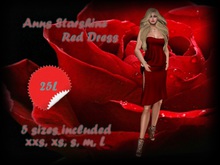 Anns Starshine Dress Red
