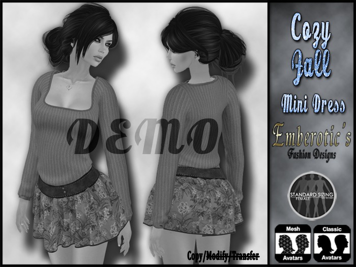 DEMO EFD_13 Cozy Fall Mini Dress