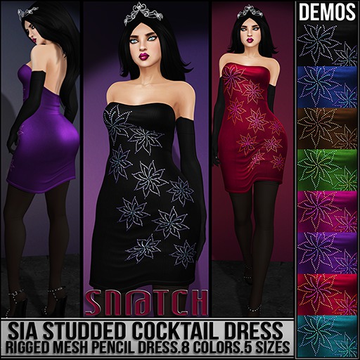:::Sn@tch Sia Cocktail Dress (All Colors/Sizes-COPY):::