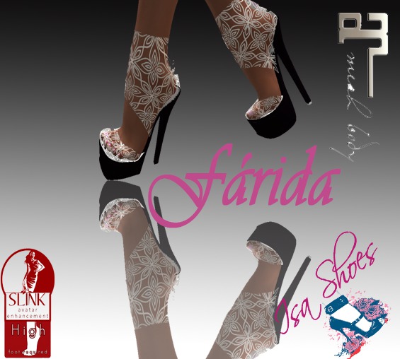 Second Life Marketplace Isa's Shoes Sandalia Farida Nevoa